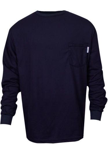 NSA TRUECOMFORT® Long Sleeve T-Shirt, Navy, 2XL