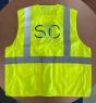 ERB Class 2 Five-Point Break-Away Safety Vest with D-Ring, with Customized Logo for SAC