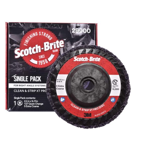 3M™ Scotch-Brite™ Clean and Strip XT Pro Disc, XO-DC, 4.5" X 5/8-11