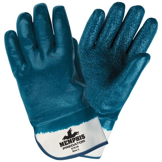 MCR Safety Predator® Series Fully Rough Nitrile Coated Work Gloves