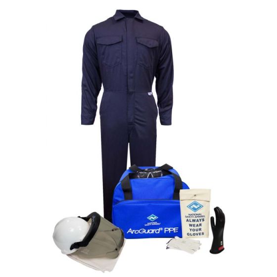 NSA 12 Cal ArcGuard Arc Flash Kit With Gloves, No Balaclava