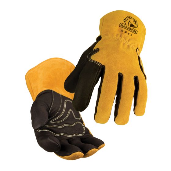 Black Stallion Premium Pigskin/Cowhide MIG Welding Gloves