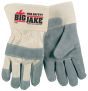 MCR Safety Big Jake® Palm Leather Work Gloves, Small