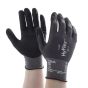 Ansell HyFlex® 11-840 Foam Nitrile Palm Coated Black Gloves