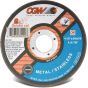 Camel Grinding Wheels Quickie Cut™ Cut-Off Wheel, 4-1/2" X 7/8", 36 Grit