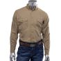 PIP® AR/FR Dual Certified Ripstop Tan Long Sleeve Workshirt