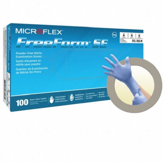 Ansell Microflex® FreeForm® Nitrile Disposable Gloves, Large